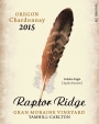 Raptor Ridge Gran Moraine Vineyard Chardonnay 2015  Front Label