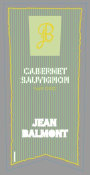 Jean Balmont Cabernet Sauvignon 2017  Front Label
