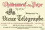 Domaine du Vieux Telegraphe Chateauneuf-du-Pape La Crau Rouge 2001  Front Label