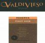 Valdivieso Reserva Pinot Noir 2012  Front Label