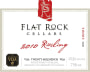 Flat Rock Cellars Riesling 2010  Front Label