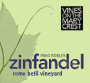 Vines on the Marycrest Zinfandel 2013  Front Label
