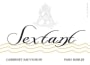 Sextant Cabernet Sauvignon 2016  Front Label