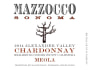 Mazzocco Meola Chardonnay 2014  Front Label