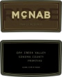 McNab Ridge Winery Family Reserve Primitivo 2013  Front Label