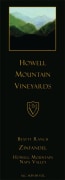 Howell Mountain Vineyards Beatty Ranch Zinfandel 2015  Front Label