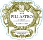 Cantine Due Palme Pillastro Primitivo 2016  Front Label