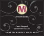 Andrew Murray  Curtis Vineyard Mourvedre 2014  Front Label