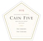 Cain Five (375ML half-bottle) 2015  Front Label