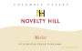 Novelty Hill Stillwater Creek Vineyard Merlot 2012  Front Label