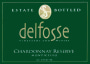 DelFosse Vineyards and Winery Reserve Chardonnay 2014 Front Label