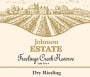 Johnson Estate Winery Freelings Creek Reserve Dry Riesling 2013  Front Label