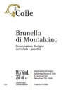 Il Colle Brunello di Montalcino Red 2012  Front Label
