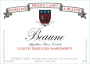 Domaine Pierre Labet Beaune Clos du dessus des Marconnets 2015 Front Label