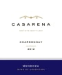 Casarena Estate Chardonnay 2012 Front Label