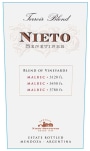 Nieto Senetiner Terroir Blend Malbec 2010  Front Label
