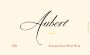 Aubert CIX Vineyard Pinot Noir (1.5 Liter Magnum) 2019  Front Label