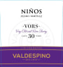 Valdespino Ninos Pedro Ximenez VORS (500ML)  Front Label