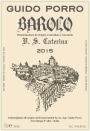 Guido Porro Vigna Santa Caterina Barolo 2015  Front Label