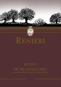 Renieri Rosso di Montalcino 2015  Front Label