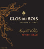 Clos du Bois Reserve Petite Sirah 2013  Front Label