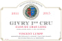 Domaine Vincent Lumpp Givry Clos du Cras Long Premier Cru 2015 Front Label