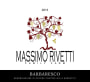 Massimo Rivetti Barbaresco 2013 Front Label