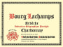 Vignerons Ardechois Bourg Lachamps Ardeche Chardonnay 2015  Front Label