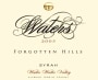 Waters Forgotten Hills Vineyard Syrah 2005 Front Label