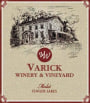Varick Winery & Vineyard Merlot 2013 Front Label