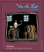Vin du Lac Chelan Barrel Select Syrah 2008 Front Label