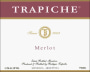Trapiche Estate Merlot 2005  Front Label