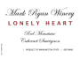 Mark Ryan Lonely Heart Cabernet Sauvignon 2014  Front Label