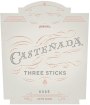 Three Sticks Castenada Rosé 2017  Front Label