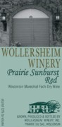 Wollersheim Winery Prairie Sunburst Red 2012  Front Label