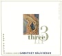 Three Wine Company Suscol Creek Cabernet Sauvignon 2013  Front Label
