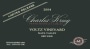 Charles Krug Voltz Vineyard Limited Release 2004 Front Label