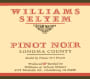 Williams Selyem Sonoma County Pinot Noir 2002  Front Label