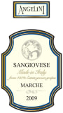 Angelini Marche Sangiovese 2009 Front Label