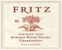Fritz Russian River Valley Chardonnay 2003  Front Label
