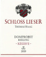 Schloss Lieser Domprobst Riesling Grosses Gewachs 2019  Front Label