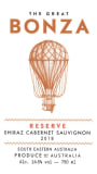 Quarisa The Great Bonza Reserve Shiraz - Cabernet 2018  Front Label