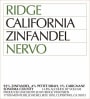 Ridge Nervo Zinfandel 2006 Front Label