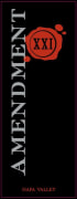 Beau Vigne Amendment XXI 2018  Front Label