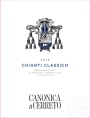 Canonica A Cerreto Chianti Classico 2016  Front Label