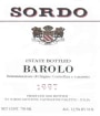 Giovanni Sordo Barolo 1997  Front Label