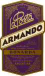 La Posta Estela Armando Vineyard Bonarda 2016  Front Label