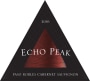 Echo Peak Echo Peak Cabernet Sauvignon 2016  Front Label