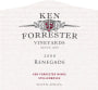 Ken Forrester Renegade 2008  Front Label
