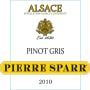 Pierre Sparr Alsace Selection Pinot Gris 2010  Front Label